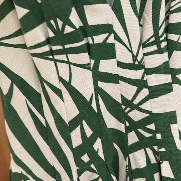 Kate Spade sundress green leaf print size 6 - Picture 4 of 6